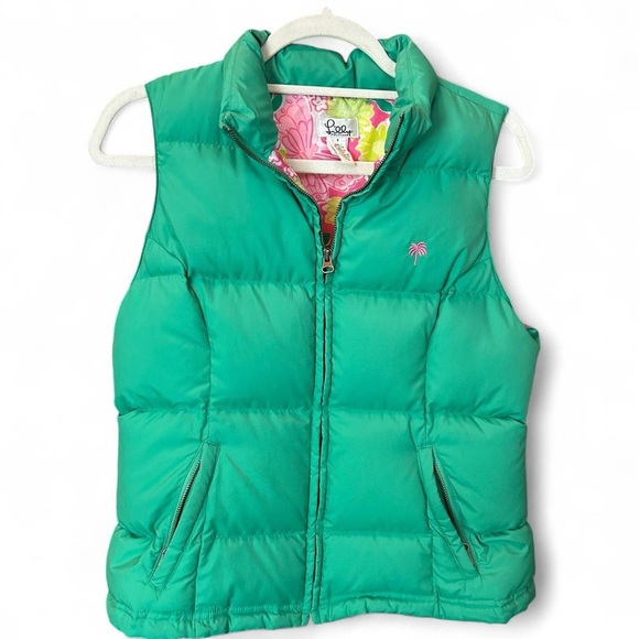 Lilly Pulitzer Jackets & Blazers - ✨ Lilly Pulitzer Goose Down Puffer Vest | Sz S ✨